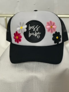 Boss Babe Patch Trucker hat