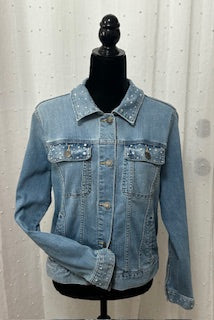 Bride Jean jacket, Bride Denim Jacket, Bride, Medium Denim Jacket